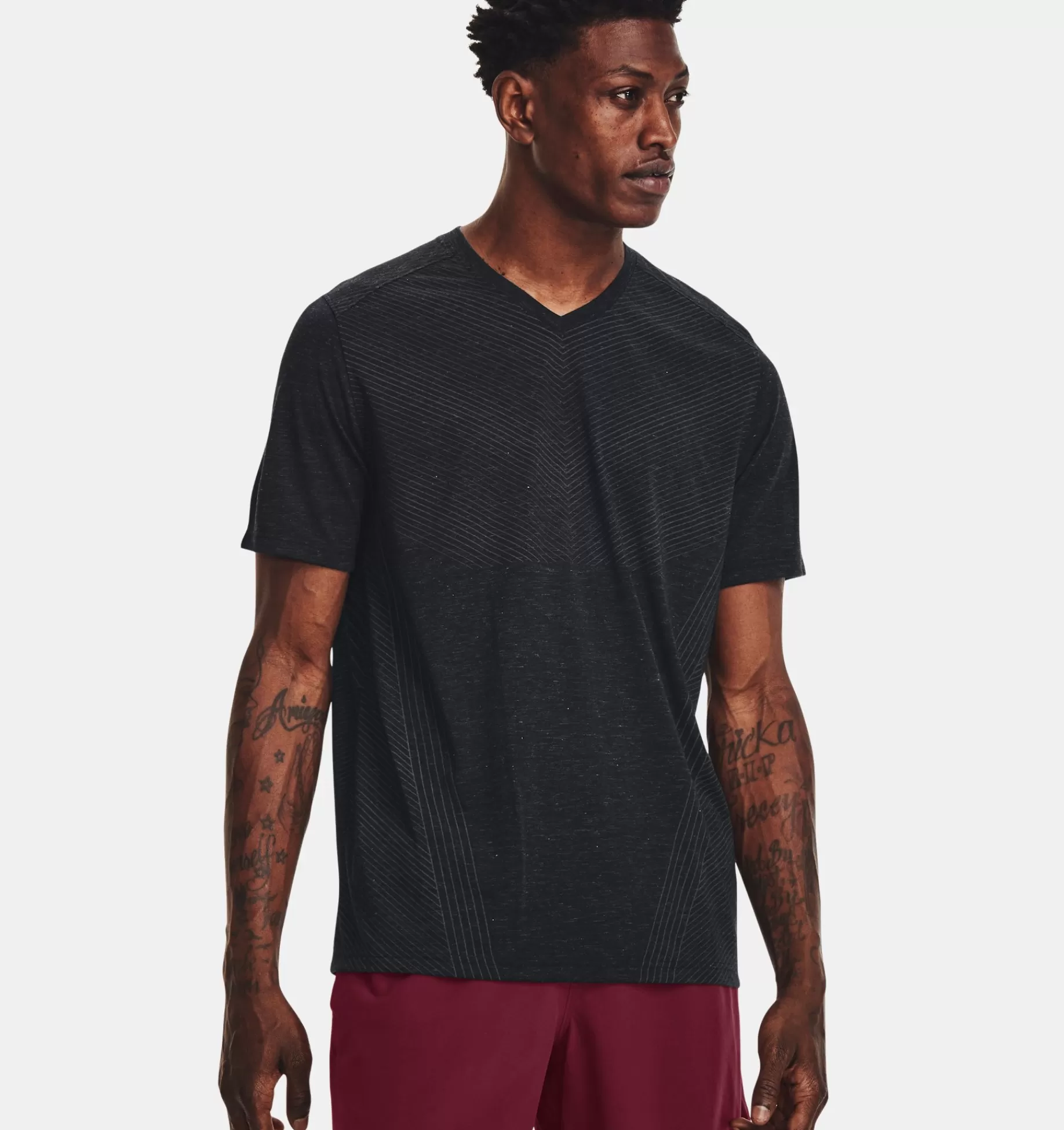 Shop Under Armour T-Shirt Ua Breeze Black / Reflective - 001