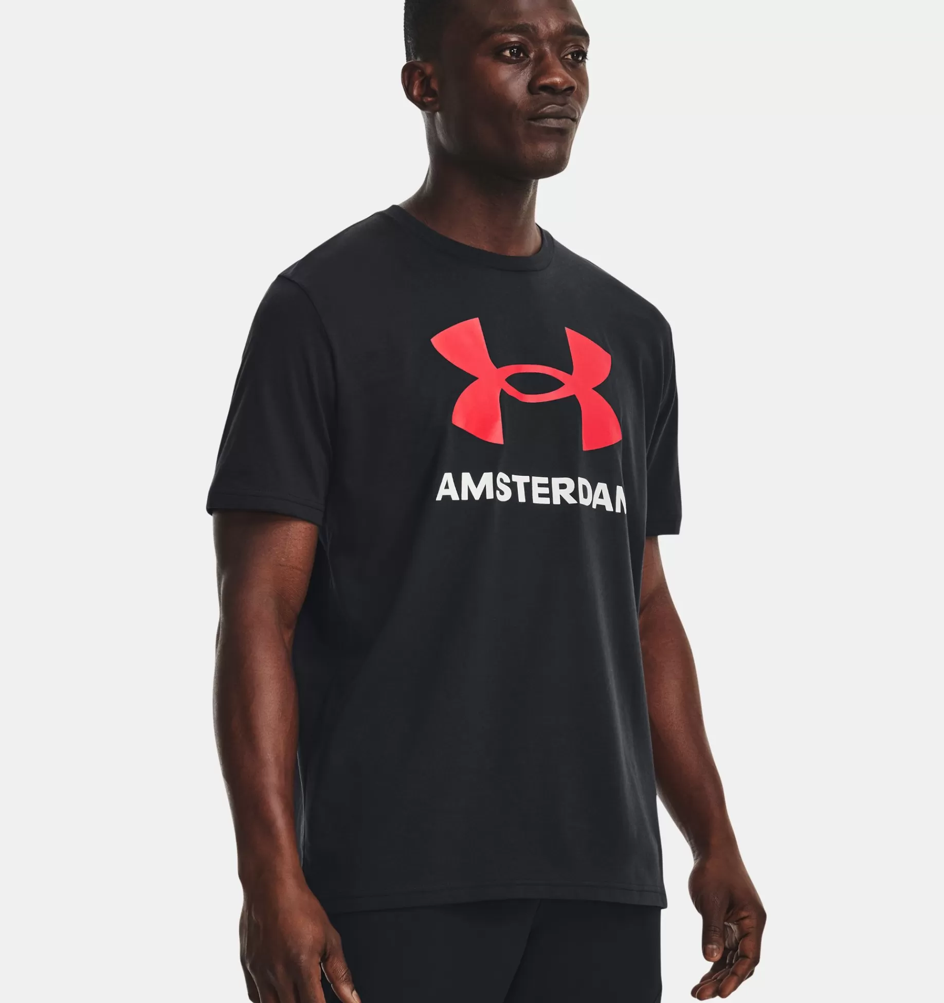 Best Sale Under Armour T-Shirt Ua Citta Amsterdam Black / White - 001