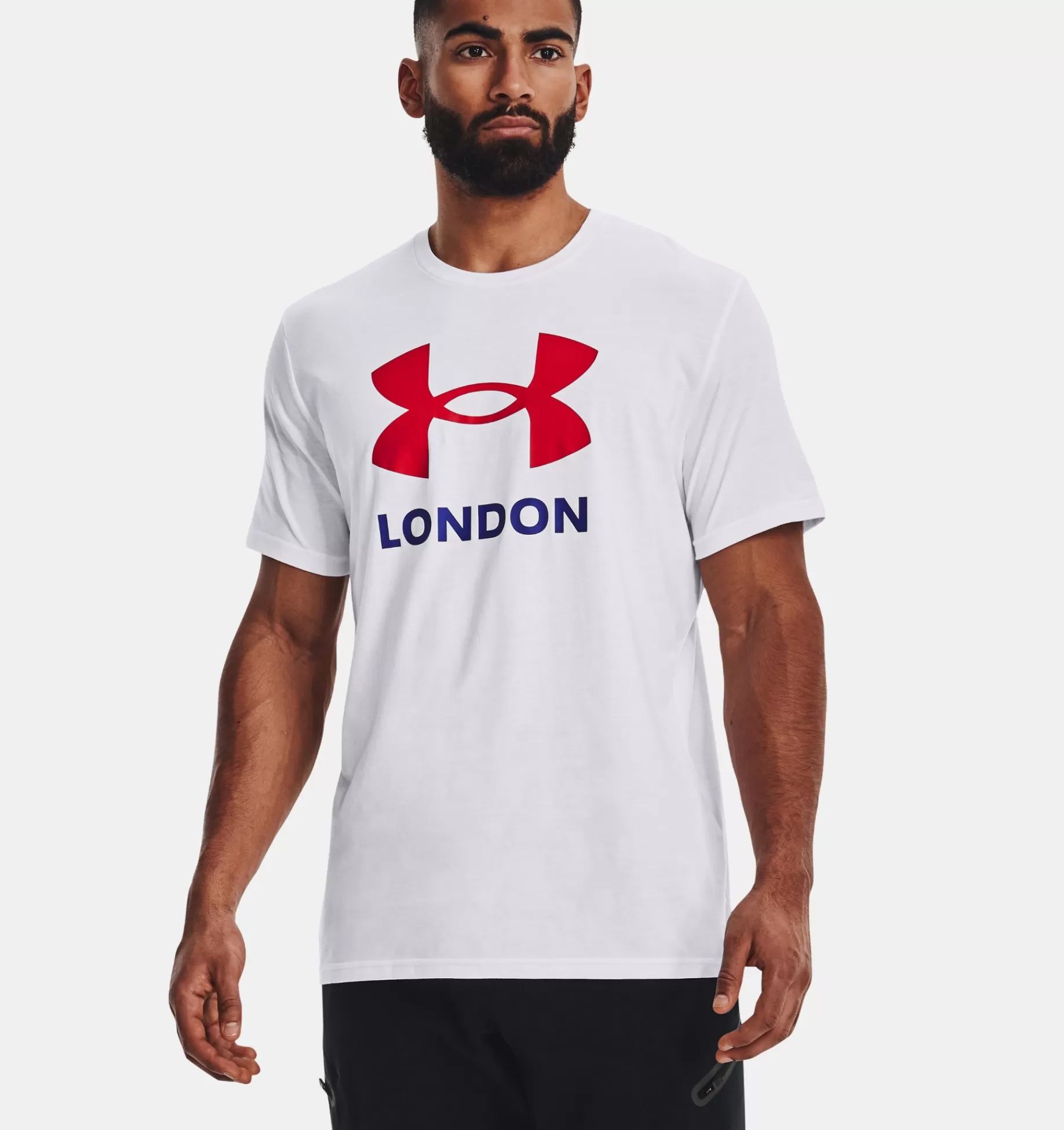 Shop Under Armour T-Shirt Ua Citta Londra White / Red - 100