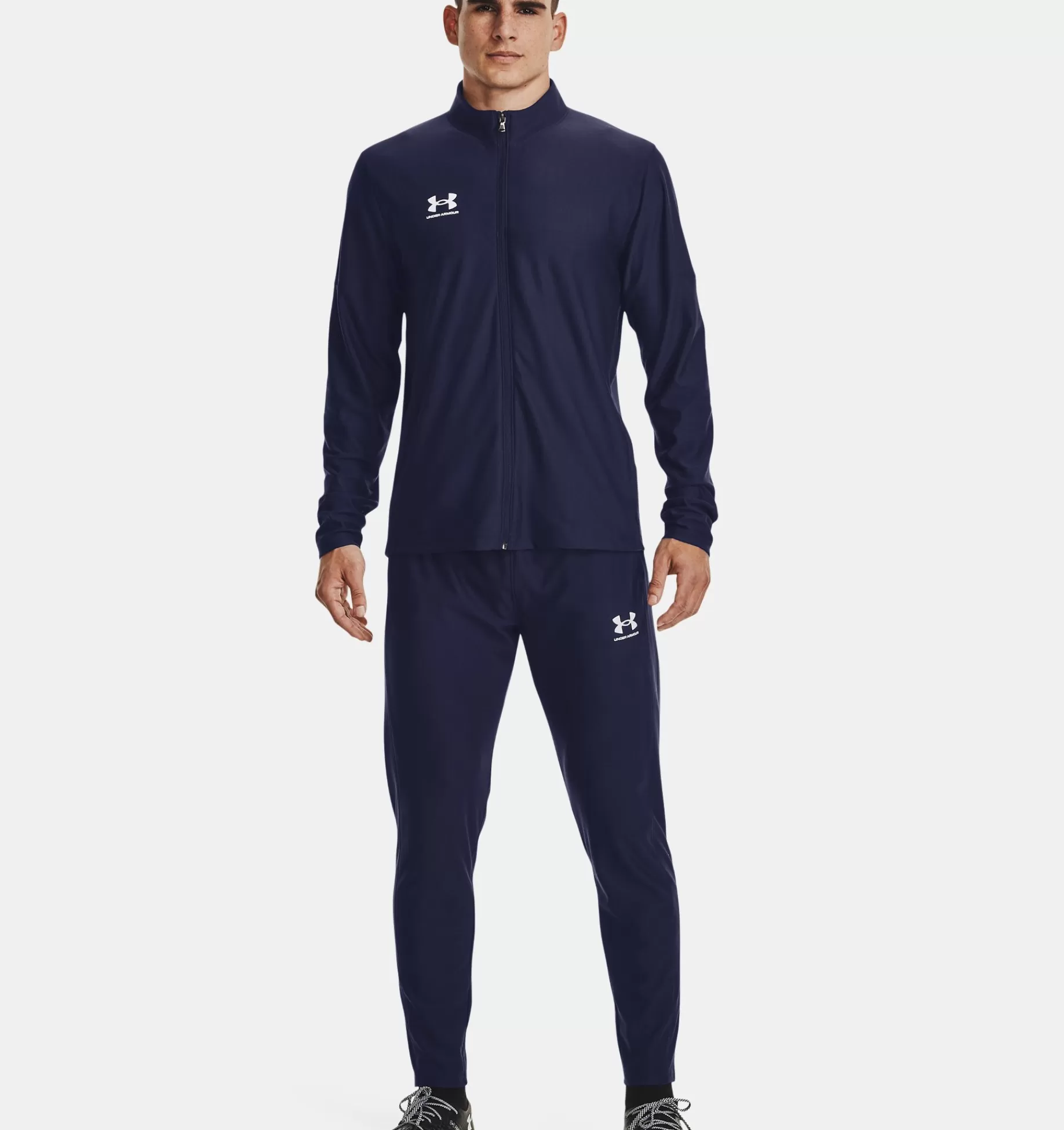 Fashion Under Armour Tuta Ua Challenger Da Uomo Midnight Navy / White - 410