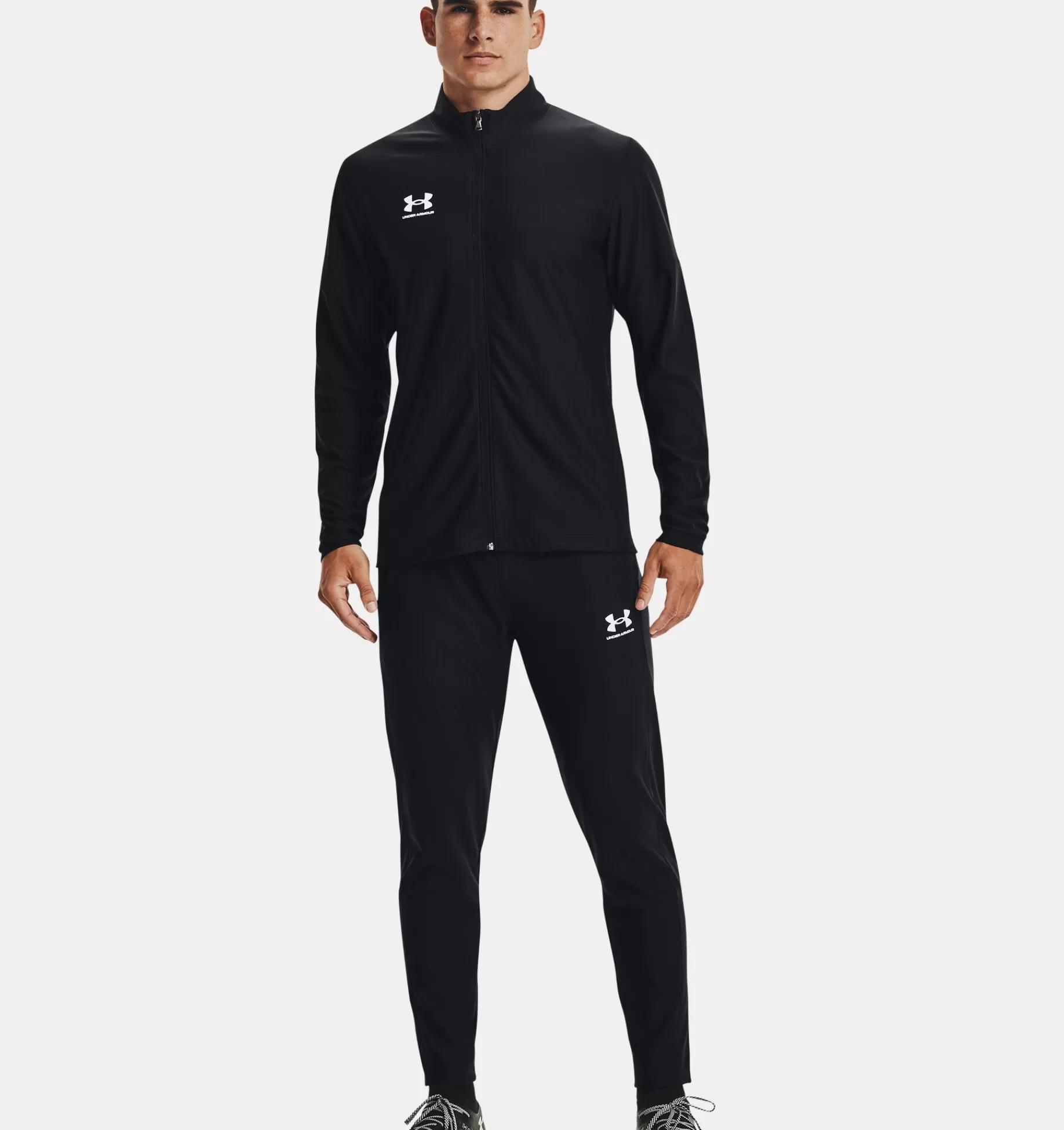 Cheap Under Armour Tuta Ua Challenger Da Uomo Black / White - 001