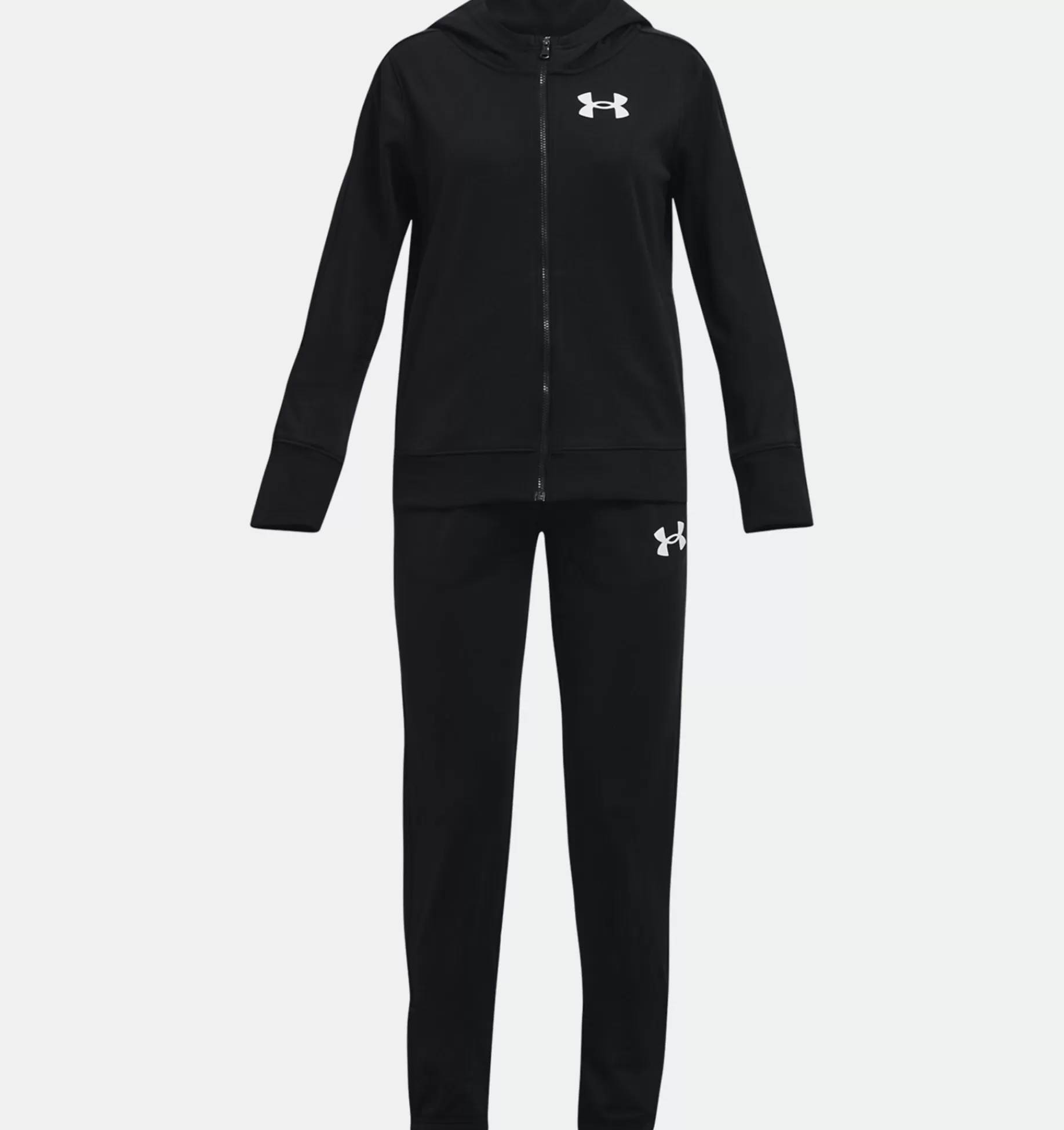 Cheap Under Armour Tuta Ua Knit Hooded Da Ragazza Black / White - 003